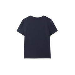 Women's Contrast Panel Henley T-Shirt