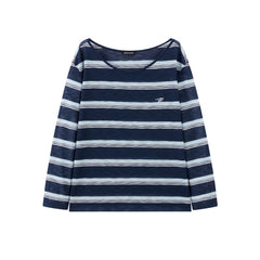 Women's Loose-Fit Striped Top and Tank Set