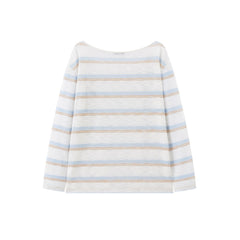 Women's Loose-Fit Striped Top and Tank Set