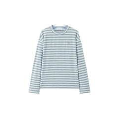 Women's Casual Striped Long-Sleeve Cover-Up