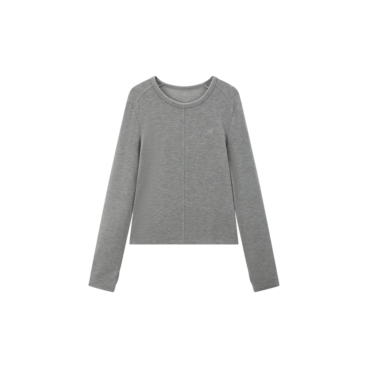 Women's Y2K Soft Knit Long-Sleeve T-Shirt with Finger-Hole Cuffs