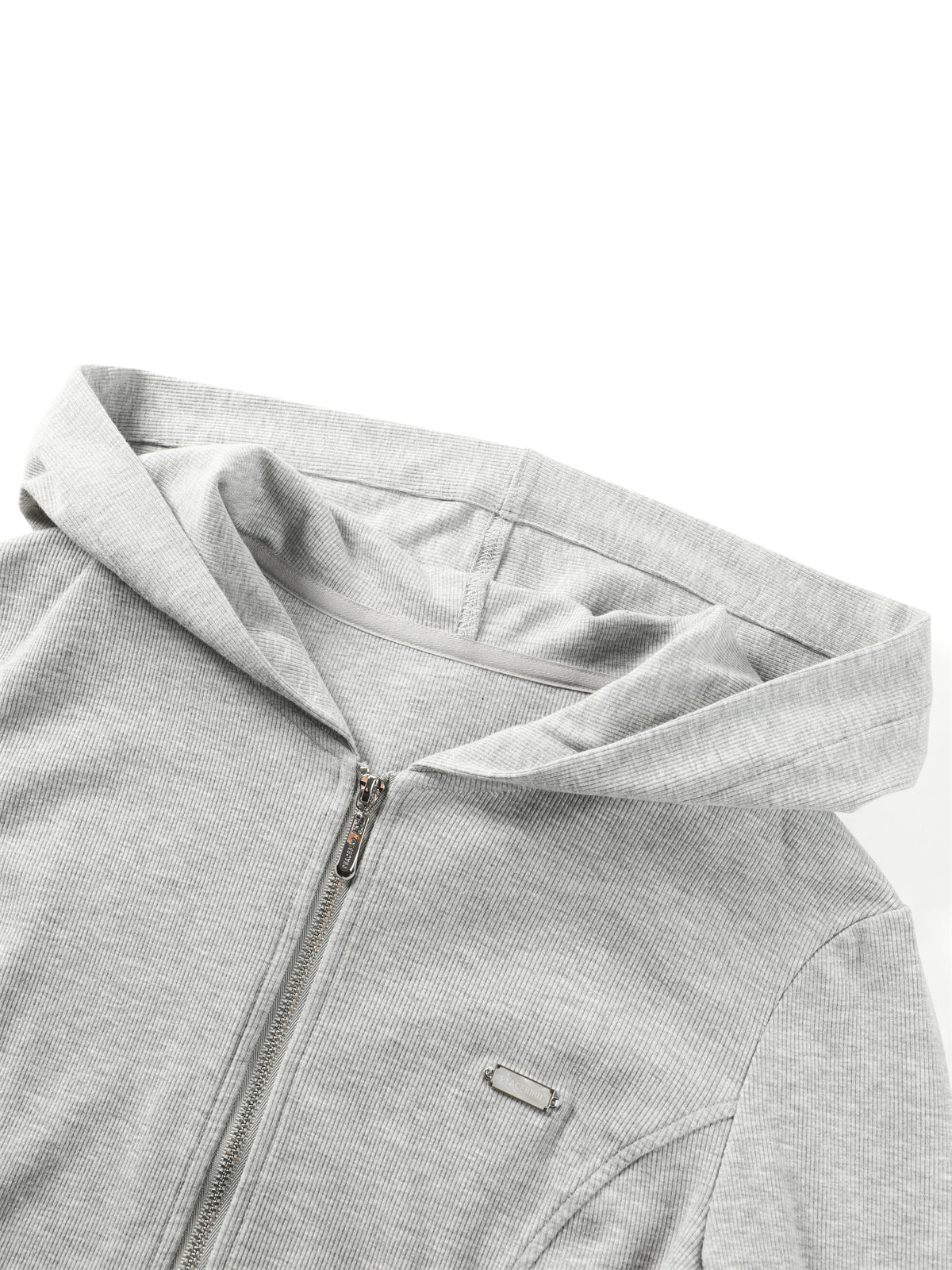 Women's Slim-Fit Contoured Panel Hooded Sweatshirt