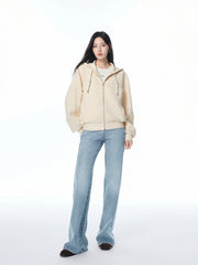 Women's Structured Air-Cotton Hooded Jacket