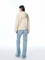 Women's Structured Air-Cotton Hooded Jacket