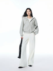 Women's Structured Air-Cotton Hooded Jacket