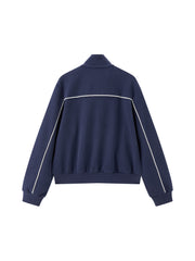 Women's Intellectual-Style Cropped Hoodie Jacket