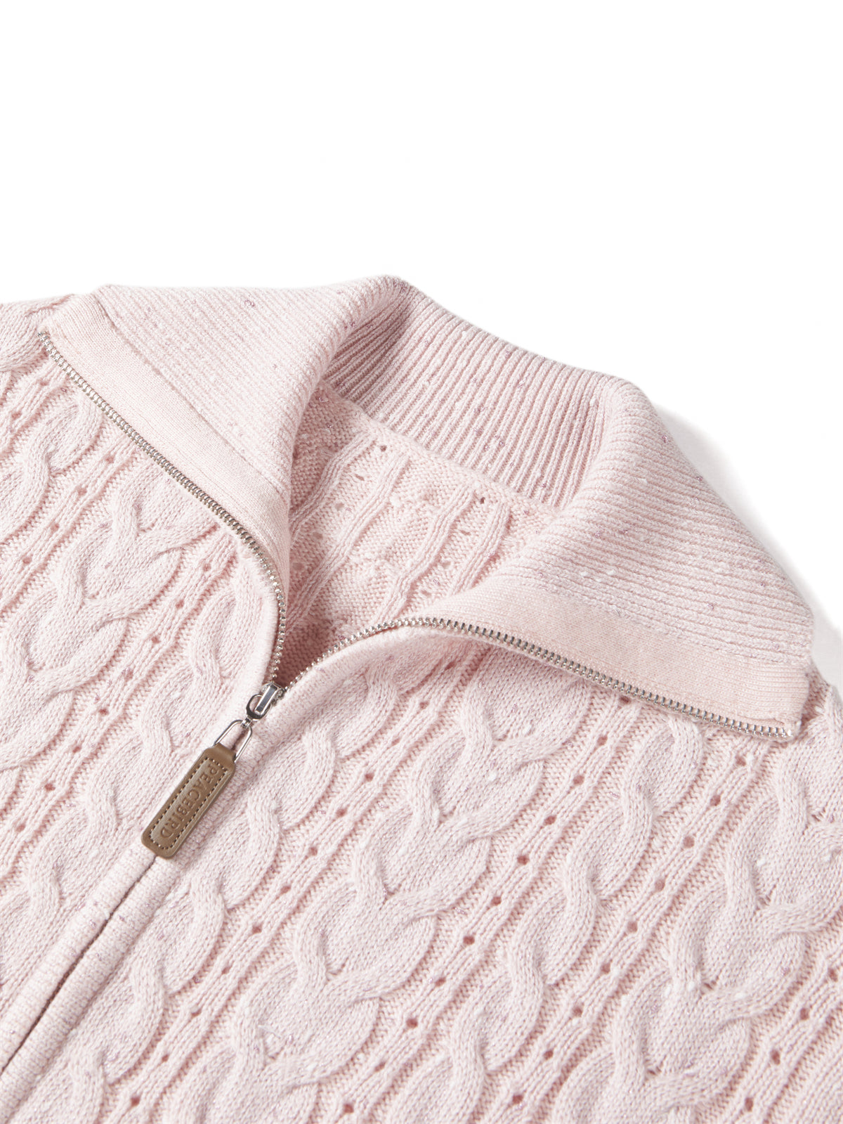 Women's Hollow Out Cable Knit Cardigan