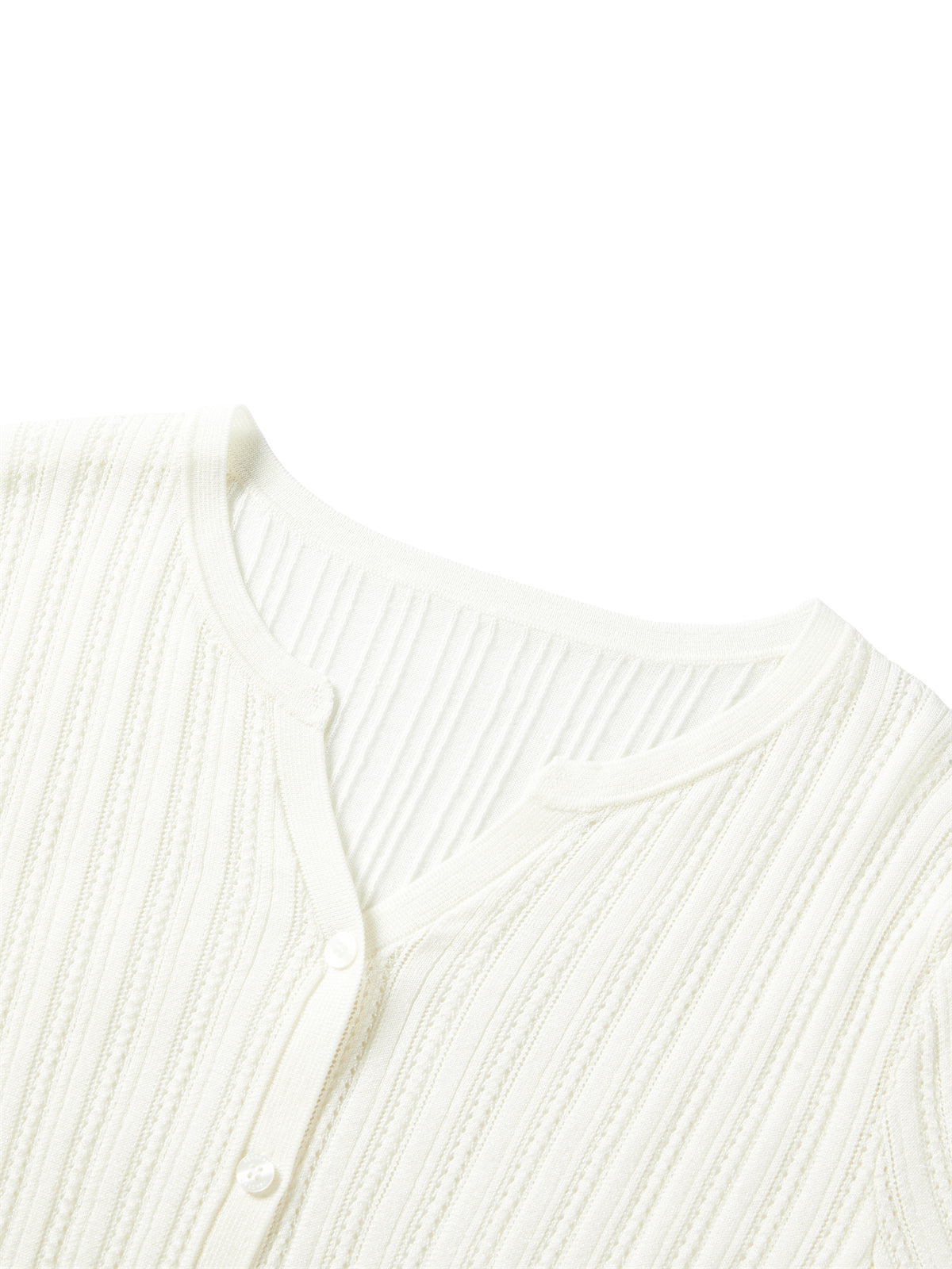 Women's Acetate Blend Knit Cardigan with Metallic Thread