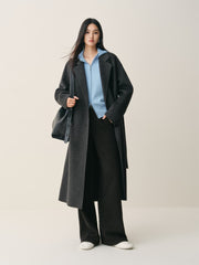 Women's Hooded Double-Zip Knit Cardigan