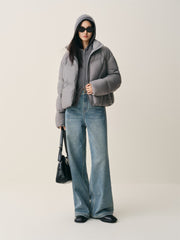 Women's Hooded Double-Zip Knit Cardigan