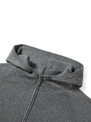 Women's Hooded Double-Zip Knit Cardigan