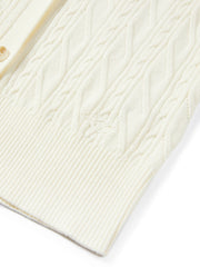 Women's Slim-Fit Cable-Knit Cardigan