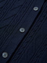 Women's Slim-Fit Cable-Knit Cardigan