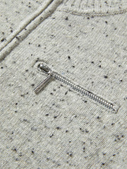 Women's Wool-Blend Mock-Neck Knit Cardigan