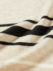 Women's Mock-Neck Colorblock Striped Knit Cardigan