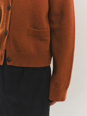 Women's Pure Wool Solid Knit Cardigan