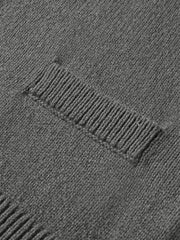 Women's Pure Wool Solid Knit Cardigan