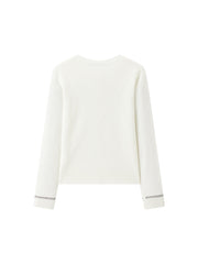Women's Chanel-Style Diamond-Pattern Knit Cardigan