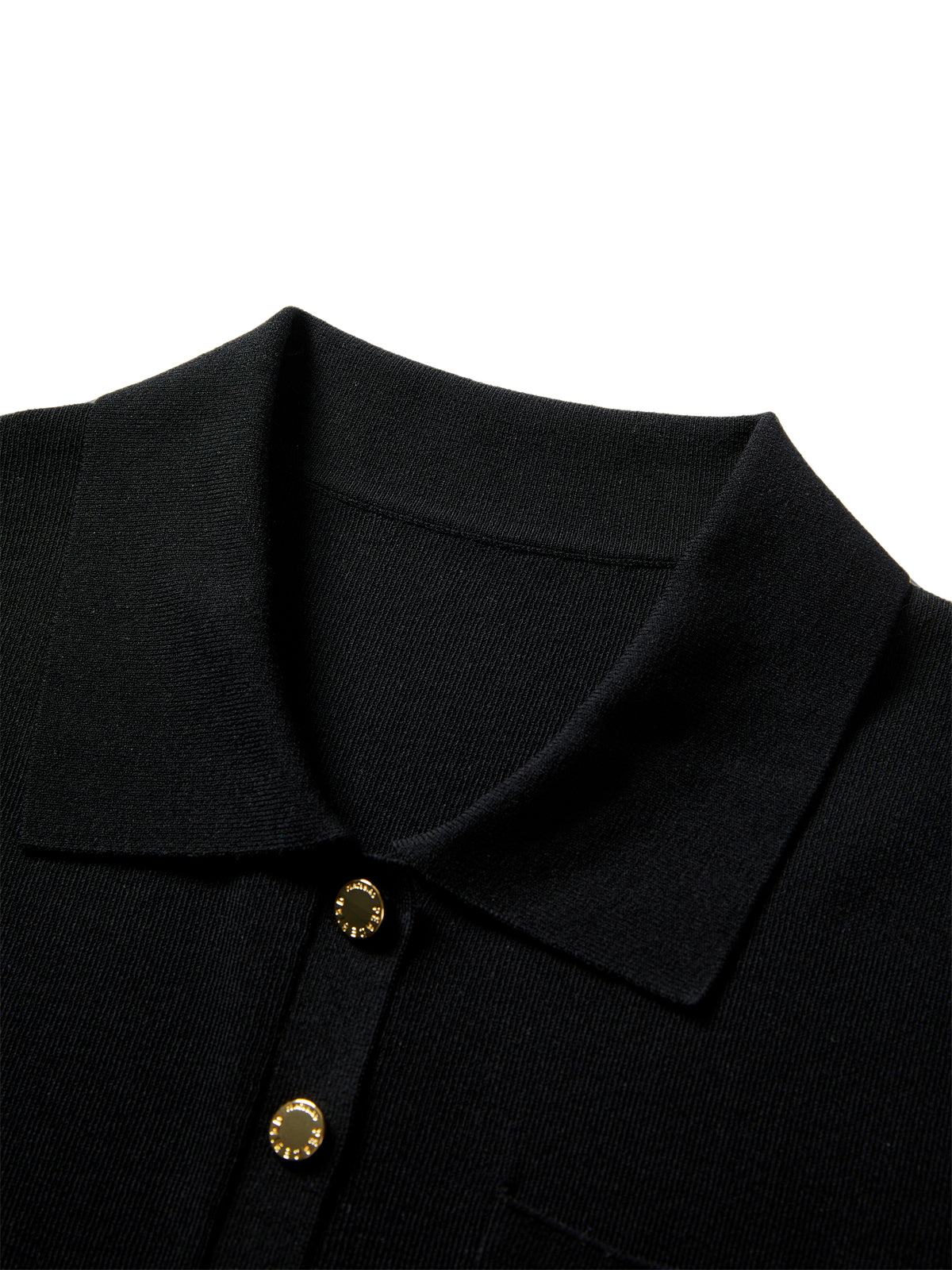 Women's Antibacterial Polo-Style Knit Top