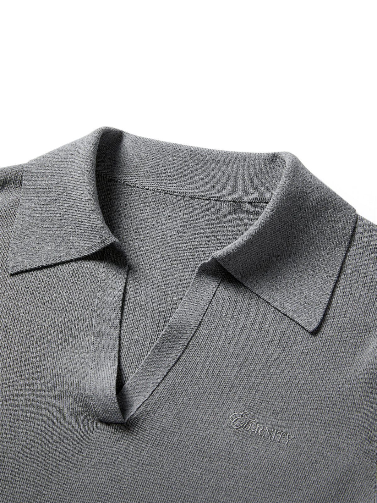 Women's Solid Antibacterial Knit Polo Shirt