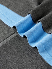 Women's Colorblock Layered-Look Slim Knit Top