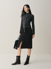 Women's Mock-Neck Pullover Sweater