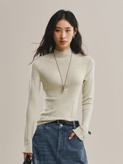 Women's Slim-Fit Half-Turtleneck Sweater