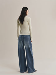 Women's Slim-Fit Half-Turtleneck Sweater