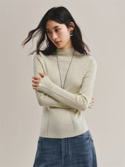 Women's Slim-Fit Half-Turtleneck Sweater