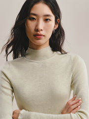 Women's Slim-Fit Half-Turtleneck Sweater