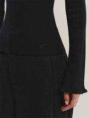 Women's Slim-Fit Half-Turtleneck Sweater