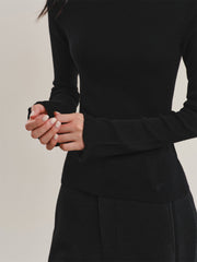 Women's Slim-Fit Half-Turtleneck Sweater