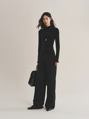 Women's Slim-Fit Half-Turtleneck Sweater