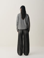 Women's 3D Floral Oversized Knit Sweater