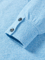 Women's Half-Zip High-Neck Knit Sweater