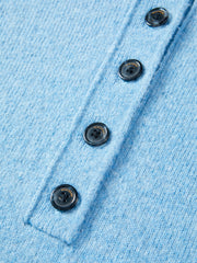 Women's Half-Zip High-Neck Knit Sweater