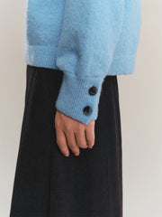 Women's Half-Zip High-Neck Knit Sweater