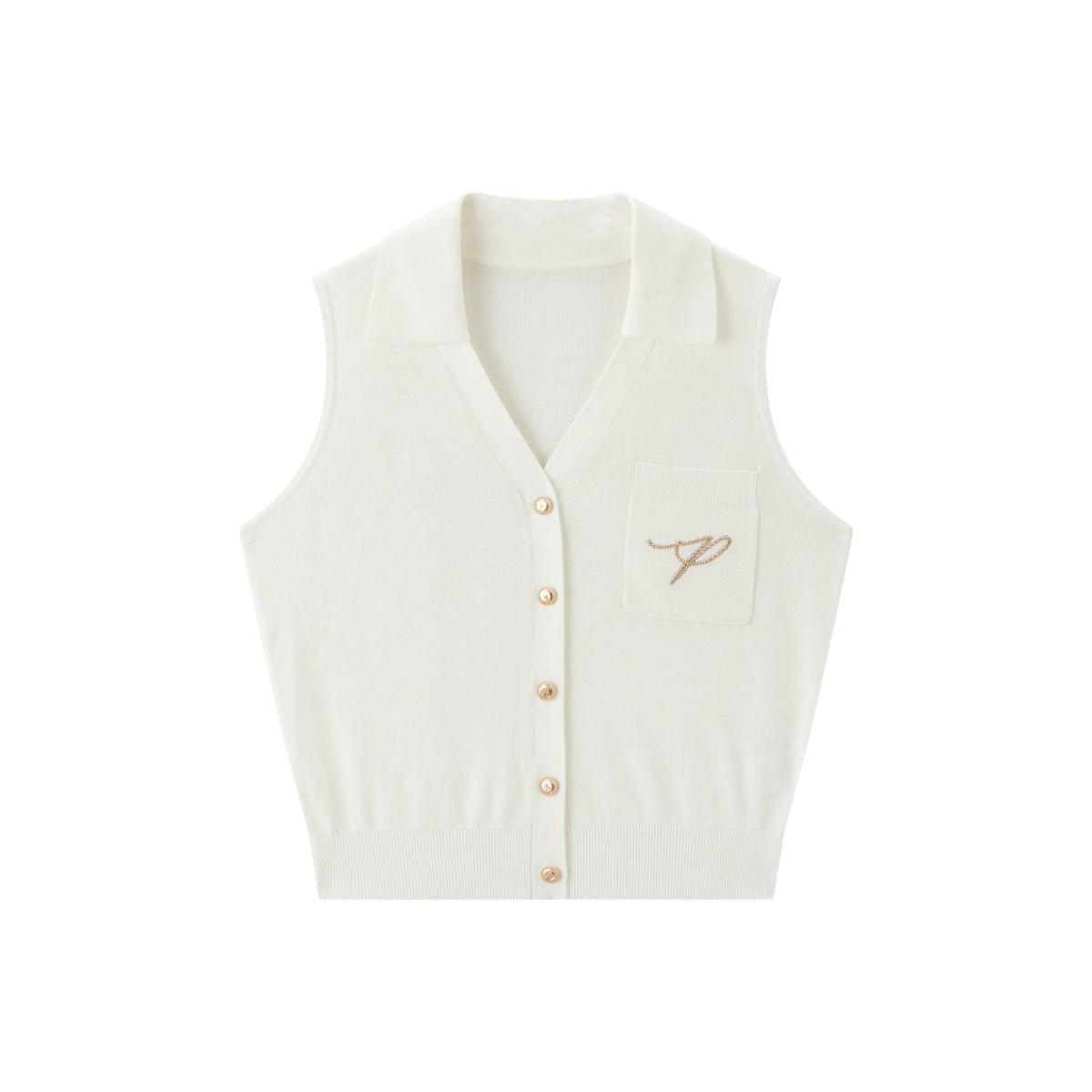 Women's Lyocell-Blend V-Neck Knit Tank