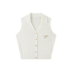 Women's Lyocell-Blend V-Neck Knit Tank