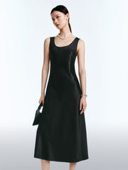 Women's Acetate Satin Maxi Dress