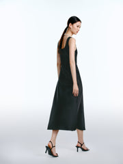 Women's Acetate Satin Maxi Dress