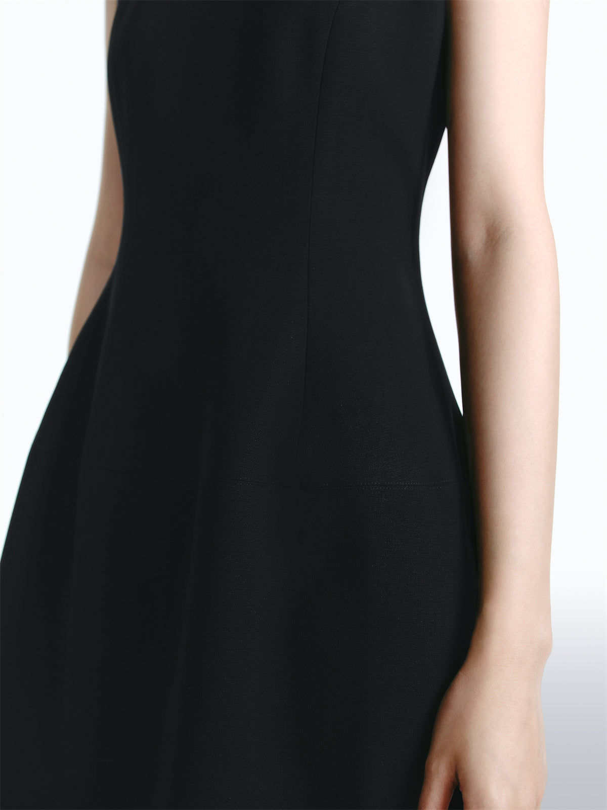 Women's Sleeveless Textured Cropped Dress