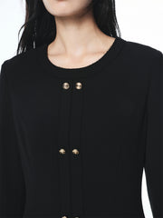 Women's Tweed-Inspired Minimal Dress