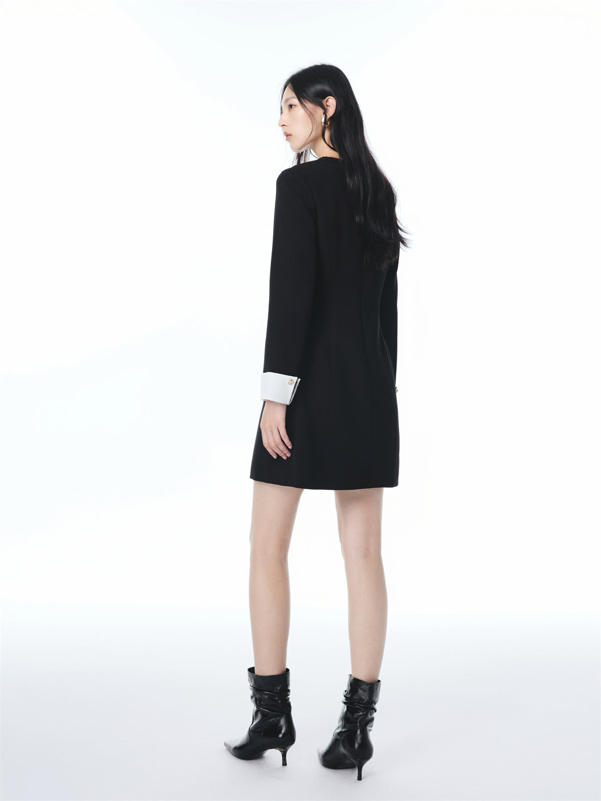 Women's Tweed-Inspired Minimal Dress