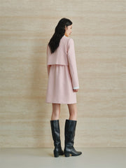 Women's Layered-Look Tweed Sequin Dress