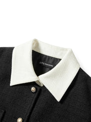 Women's Layered-Look Tweed Sequin Dress