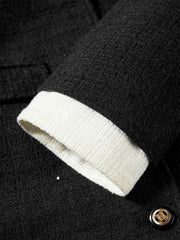 Women's Layered-Look Tweed Sequin Dress