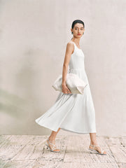 Women's Slim U-Neck Sleeveless Dress