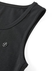 Women's Slim U-Neck Sleeveless Dress