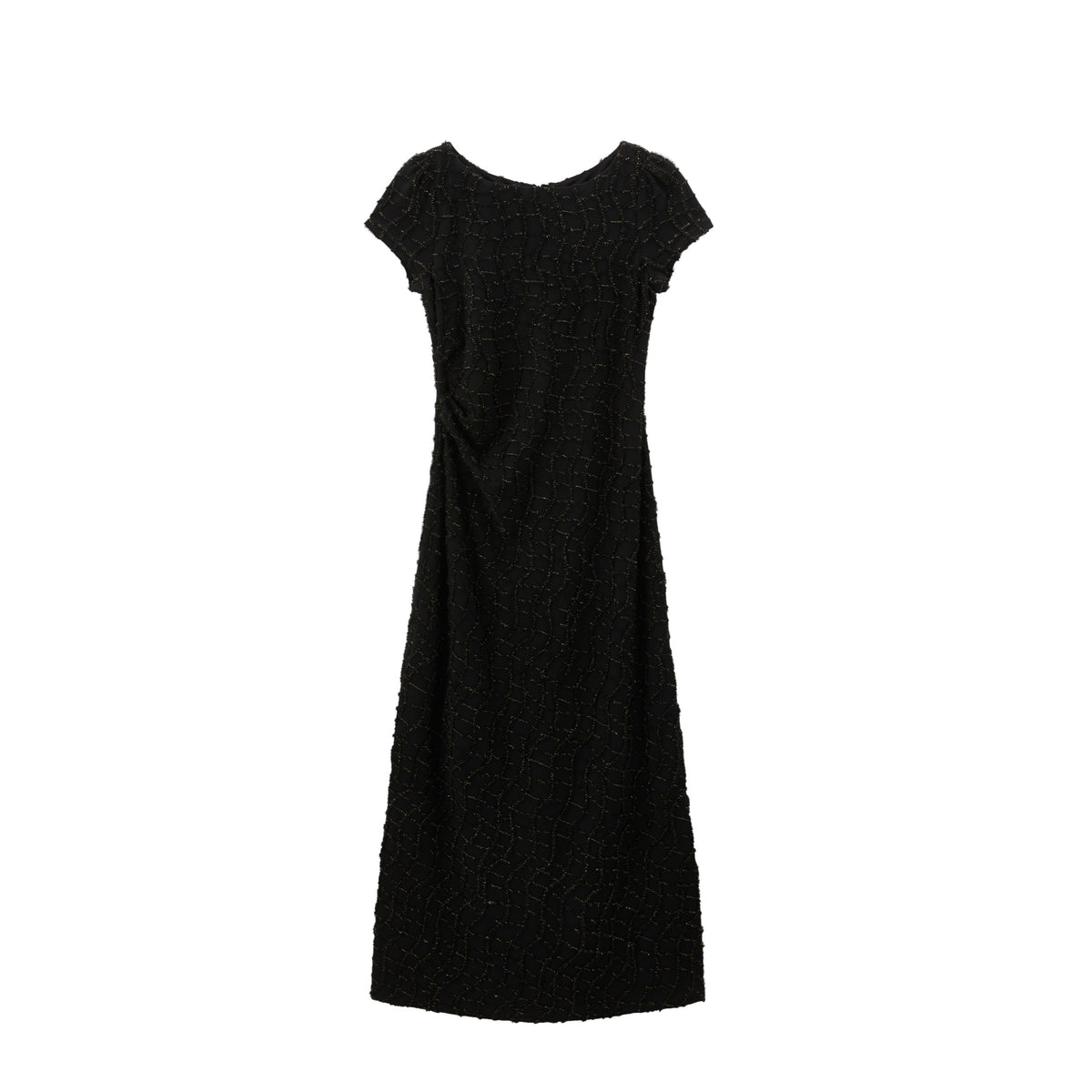 Women's Elegant Black Sparkly Evening Dress